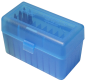Preview: MTM Box .260 Rem./.300 Win Mag Blau 50 Stück