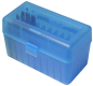 Preview: MTM Box .223 Rem/.300 Blackout Blau 50 Stück