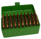 Preview: MTM Box .22-250 Rem Grün 50 Stück