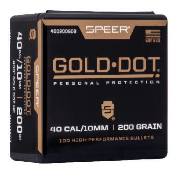 Speer Gold Dot .400 Diameter 200gr
