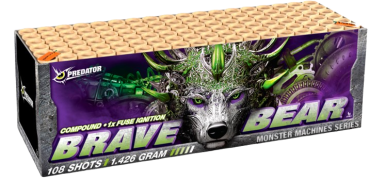 Lesli BRAVE BEAR 108 Schuss Batterie