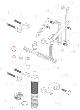 Ersatzteil Nr. 17 Pulverfüllervorrichtung