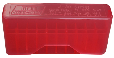 MTM Box Stülpdeckel .223 Rem. Rot 20 Stück