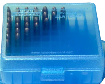 MTM Box .22 LR Blau 100 Stück