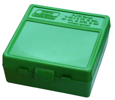 MTM Box .38/.357 Mag Grün 100 Stück