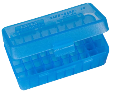 MTM Box .38/.357 Mag Blau 50 Stück
