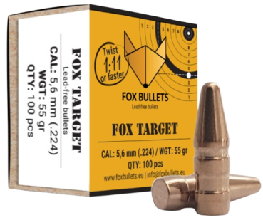 FOX .224 Target 55 gr 100 Stück