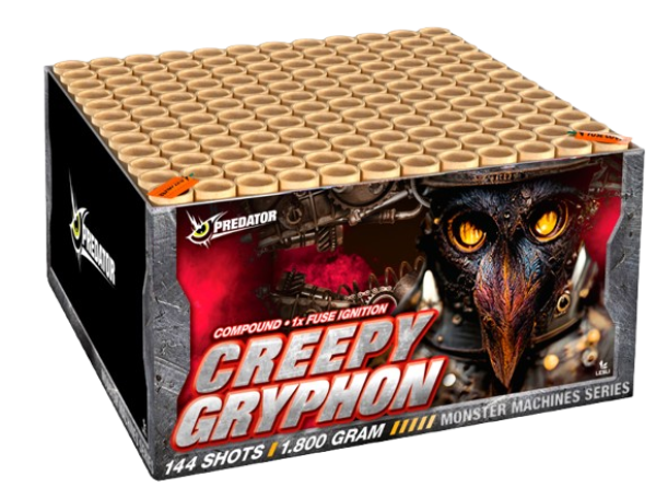 Lesli CREEPY GRYPHON 144 Schuss Batterie