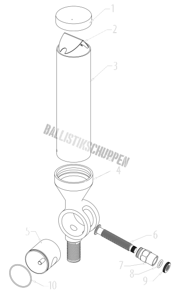 Ersatzteil Nr. 9 Pulverfüller Standard
