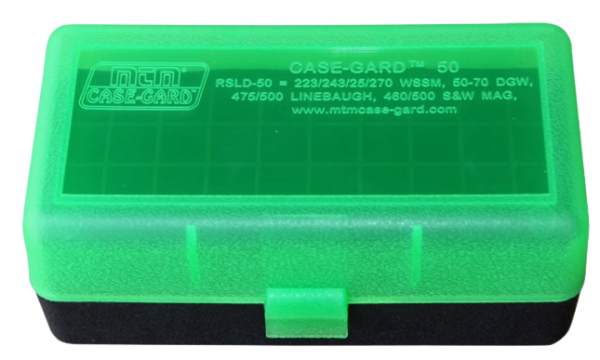 MTM Box .270 WSSM/.500 S&W Grün 50 Stück