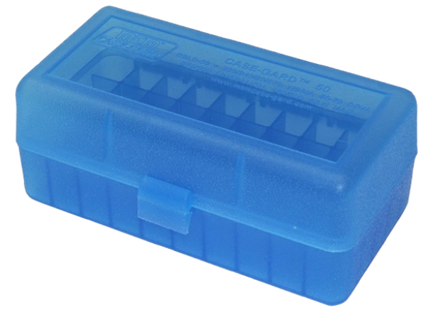 MTM Box .270 WSSM/.500 S&W Blau 50 Stück